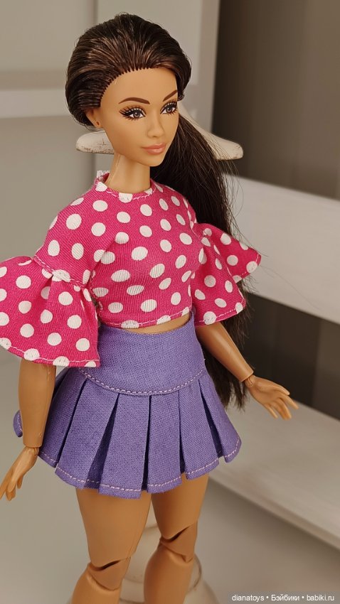 Два комплекта для Барби пышка шорты юбка (фото 7)