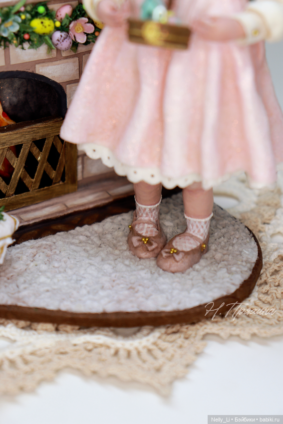 Пасхальное чудо. Интерьерная ватная игрушка (фото 5)