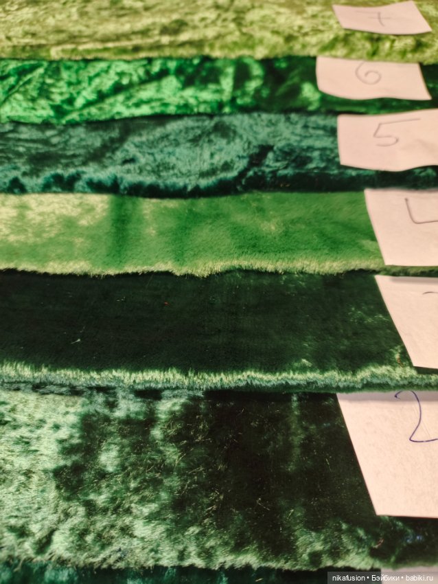 Плюш СССР натуральный зелёный (фото 3)