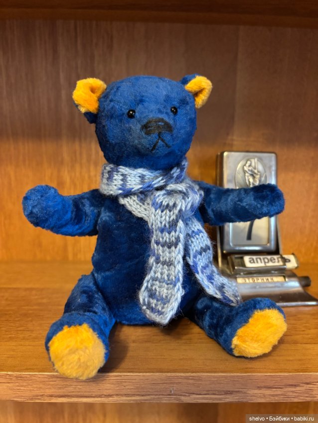 Синий мишка — Авторские игрушки