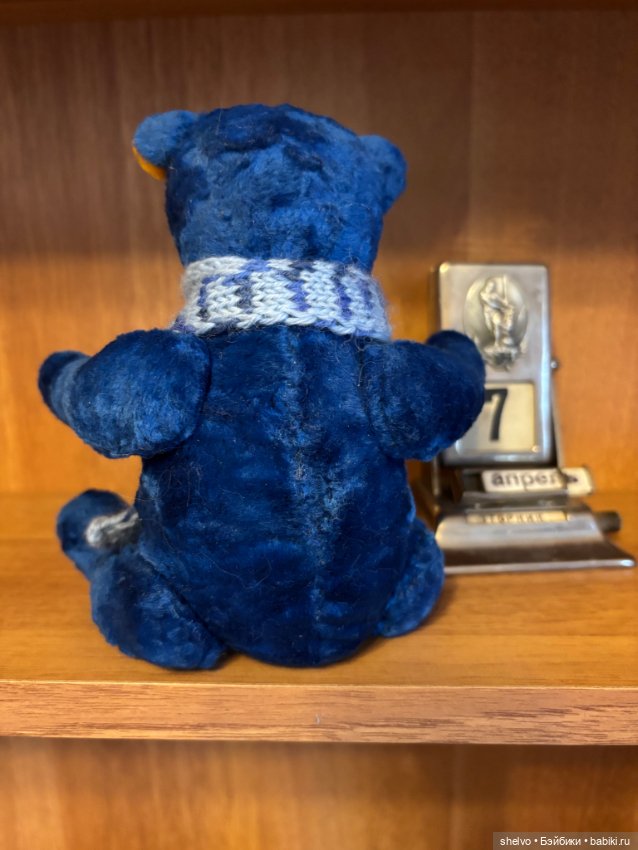 Синий мишка — Авторские игрушки (фото 3)