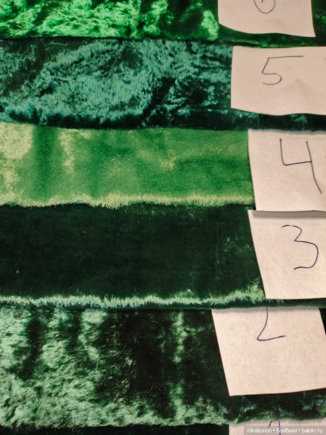 Плюш СССР натуральный зелёный