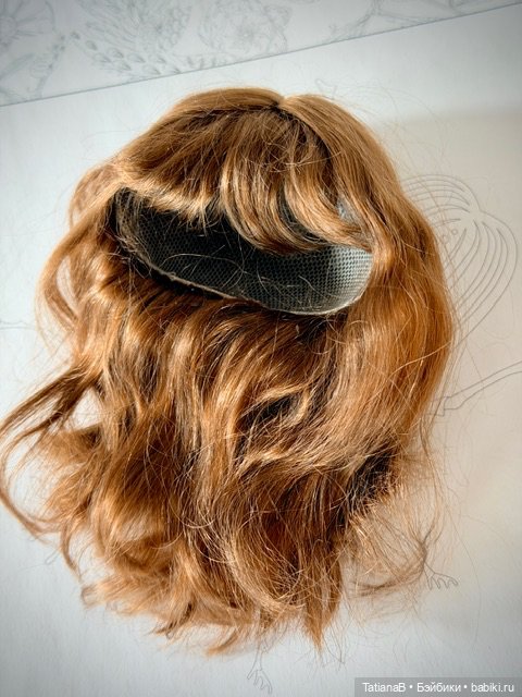 Парик для кукол с объемом головы 17-17,5 см (фото 4)