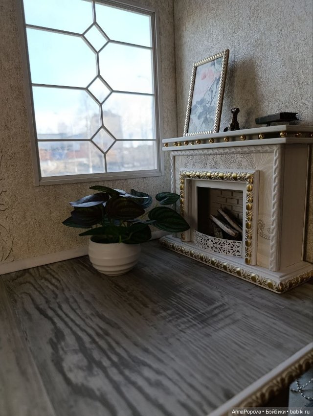 Камин "Светлый" — Кукольная мебель