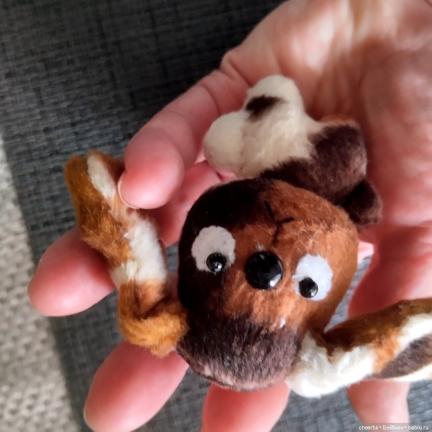 Собачка. Карманная игрушка. Подвеска на рюкзак (фото 6)