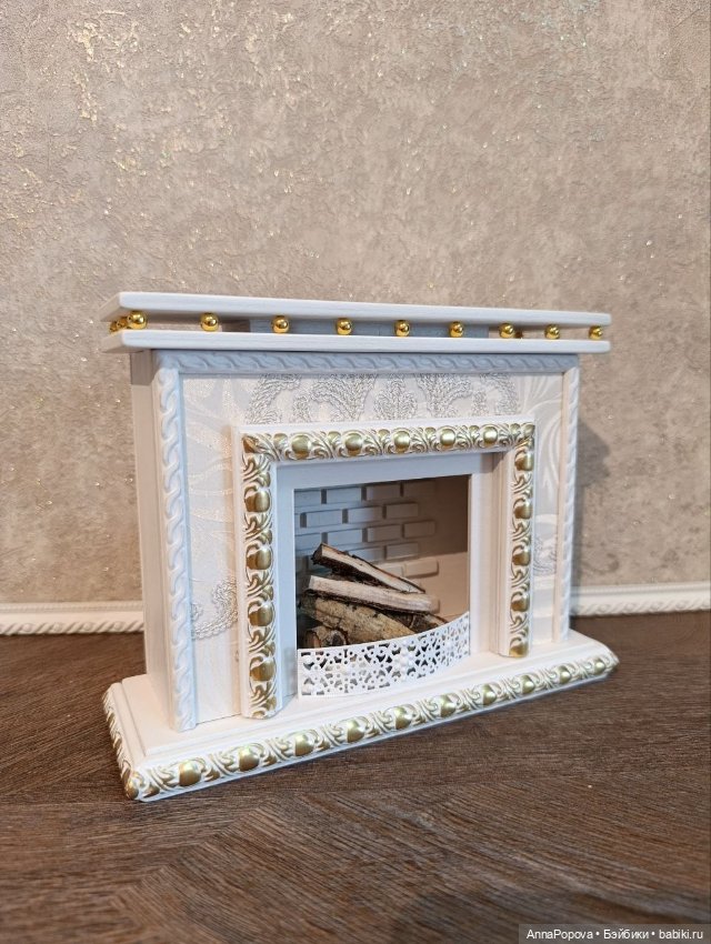 Камин "Светлый" — Кукольная мебель (фото 5)