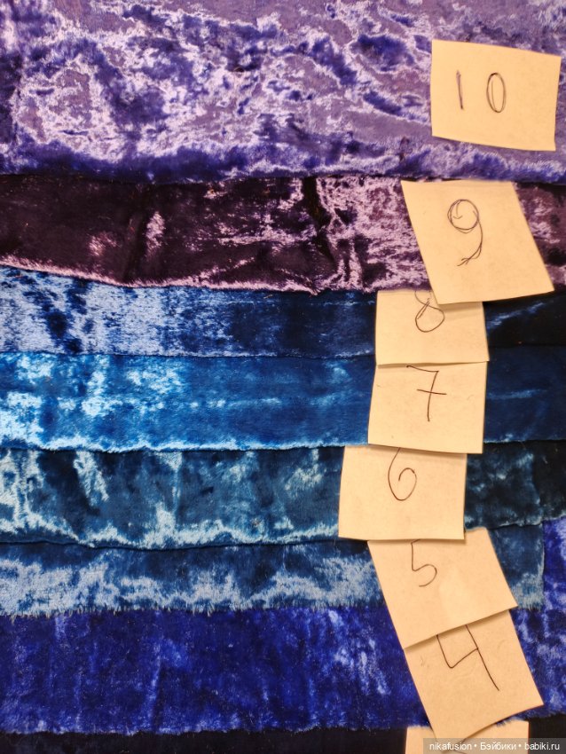 Плюш СССР натуральный синий (фото 10)