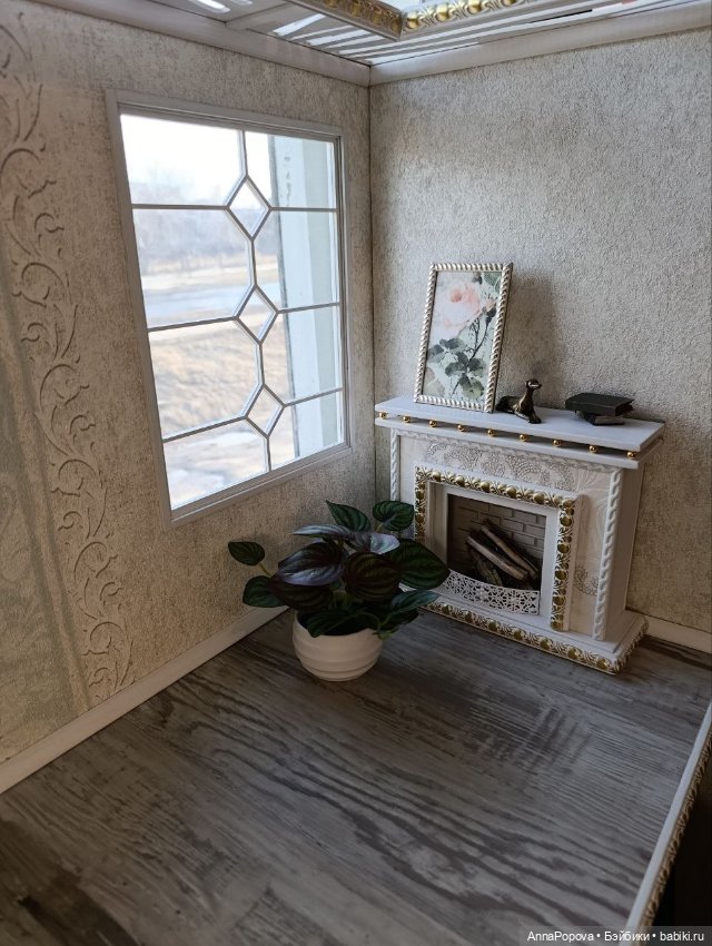 Камин "Светлый" — Кукольная мебель (фото 2)