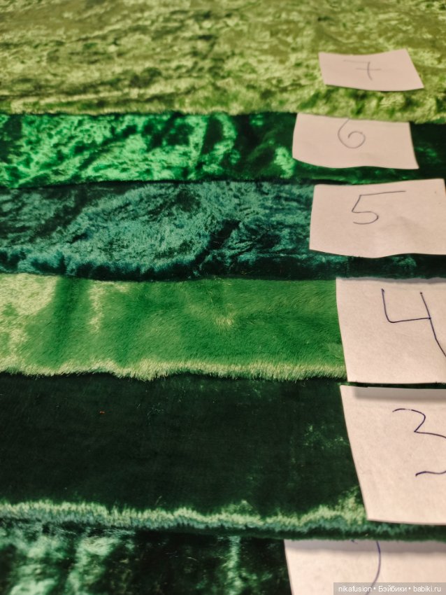 Плюш СССР натуральный зелёный (фото 4)