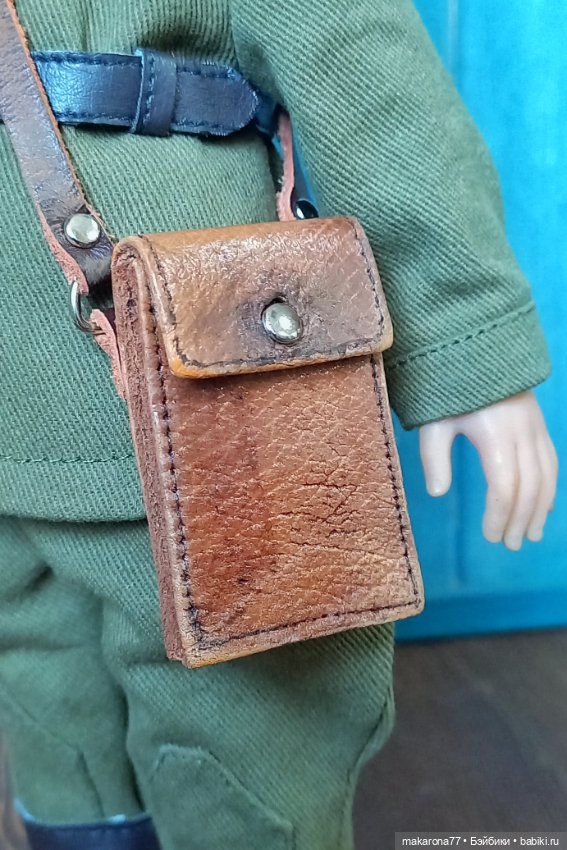 Мастер-класс "Офицерский планшет (полевая сумка офицера)" для кукол (фото 3)