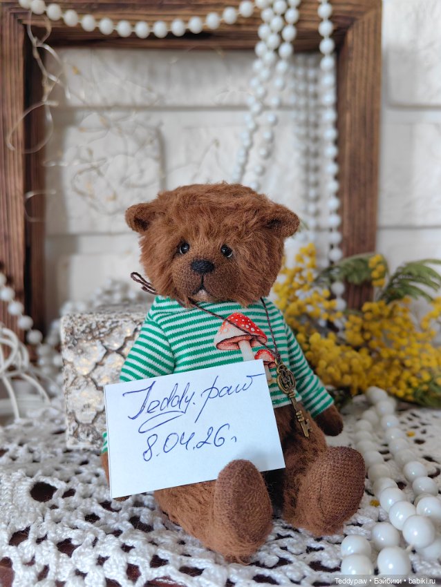 Мишка тедди🐻 — Авторские куклы (фото 6)
