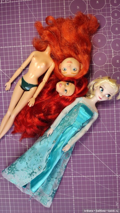 Принцессы Disney набор кукла, головы, телл