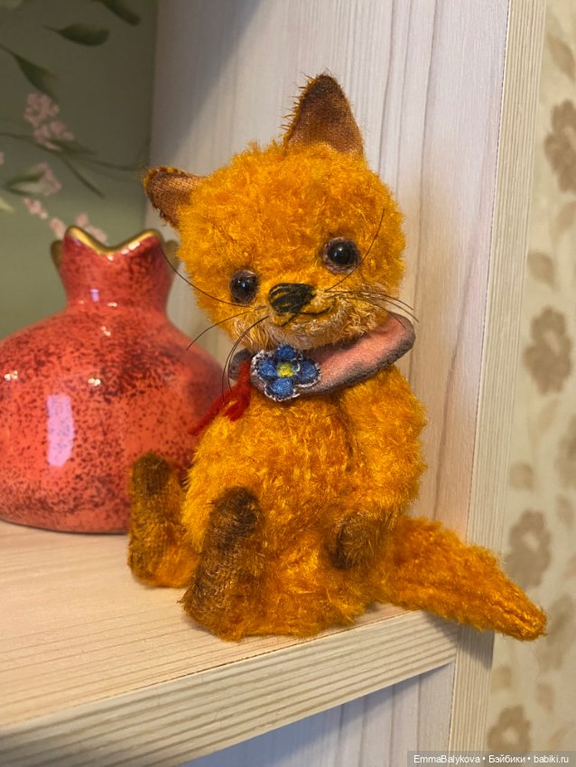 Лисичка Бусинка🍓 — Авторские игрушки