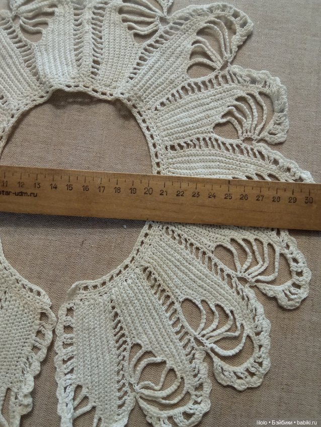 Воротник ручной работы для кукольного рукоделия