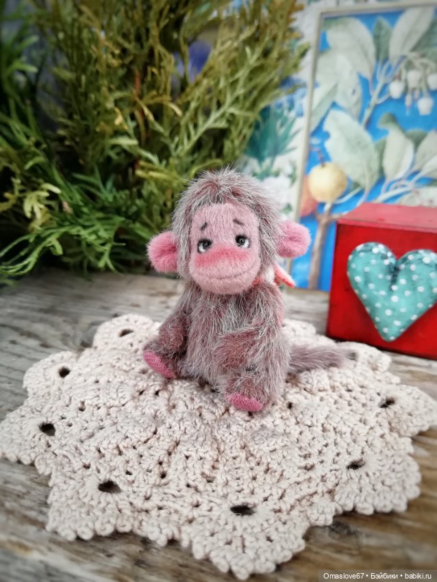 Мини обезьянка — Авторские игрушки (фото 2)