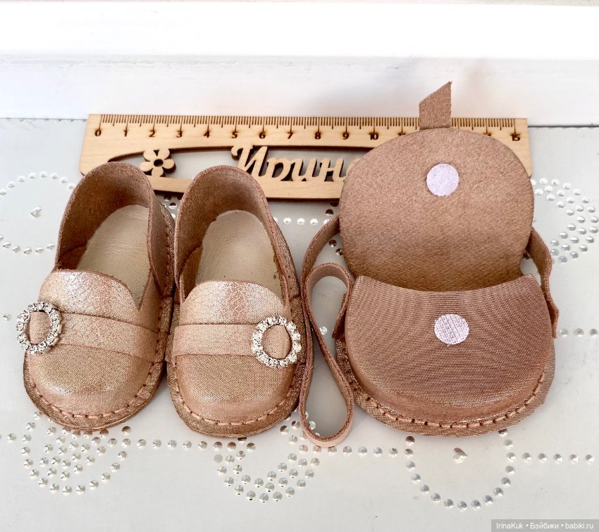 Комплекты: туфельки и сумочка для Готц 50см (фото 7)