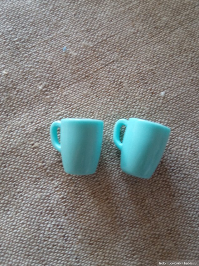 2 кружечки для кукольного интерьера (фото 2)