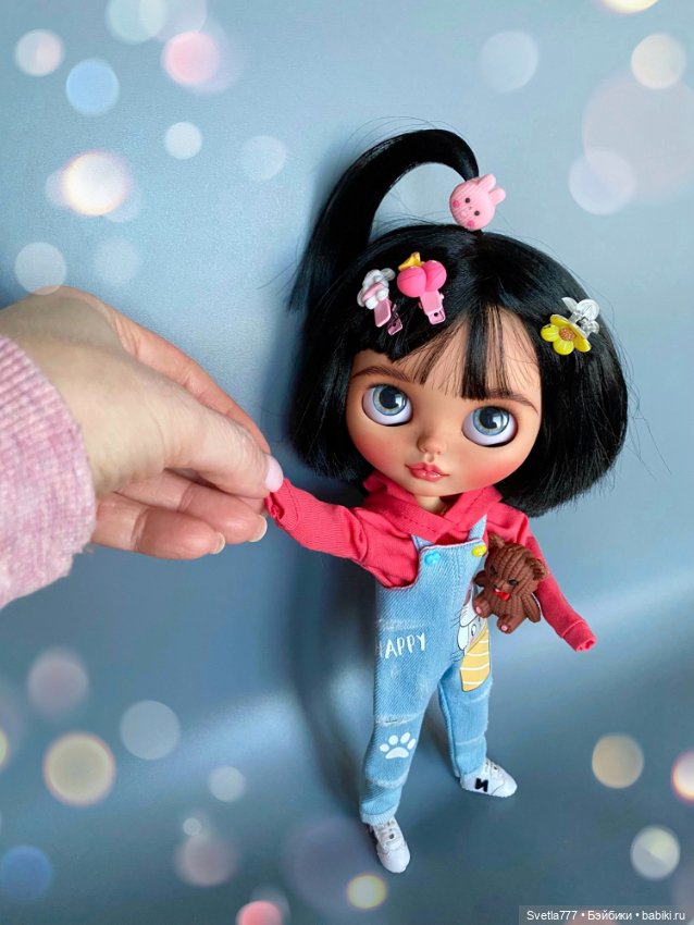 Кукла блайз кастом ооак, тбл, тан (фото 8)