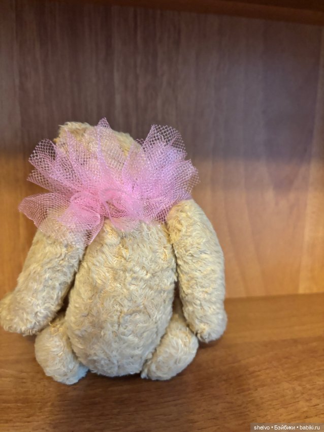 Маленький мишка в розовом воротнике (фото 2)