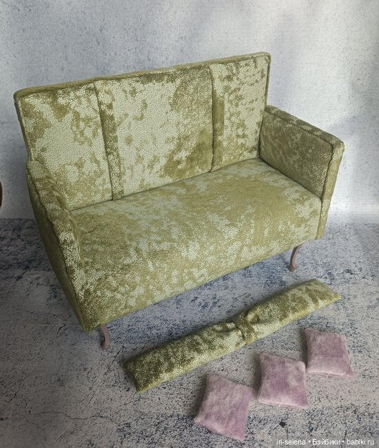 Диван "Фисташковый". Куклам от 29 до 38 см (фото 6)