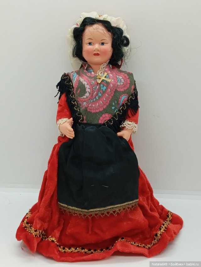 Petitcollin кукла из целлулоида Франция 27 см 50х годов (фото 2)