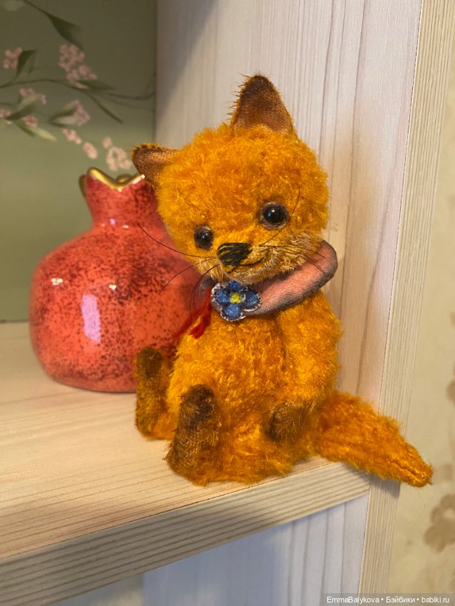 Лисичка Бусинка🍓 — Авторские игрушки (фото 5)