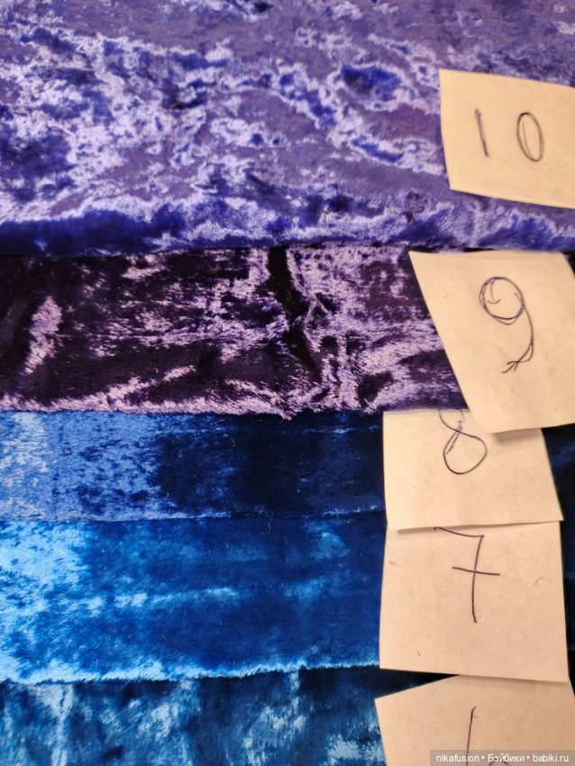 Плюш СССР натуральный синий (фото 9)