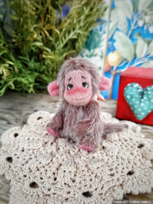 Мини обезьянка — Авторские игрушки (фото 4)