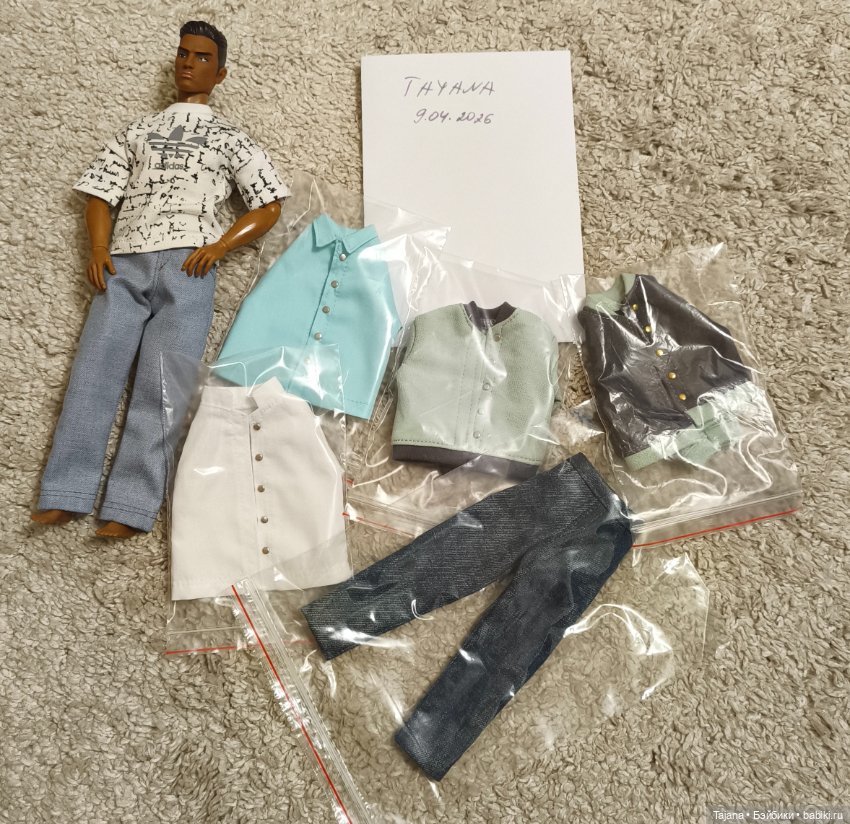 Одежда для кукол Кен 35 см (Адонис, псевдо Адонис, китайская версия) (фото 7)