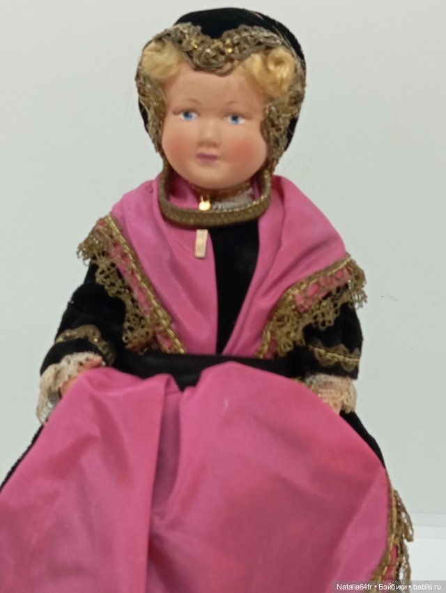 Petitcollin кукла из целлулоида Франция (фото 4)