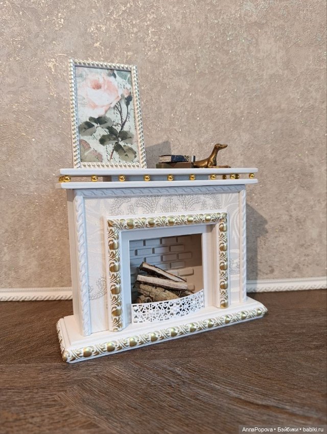 Камин "Светлый" — Кукольная мебель (фото 4)