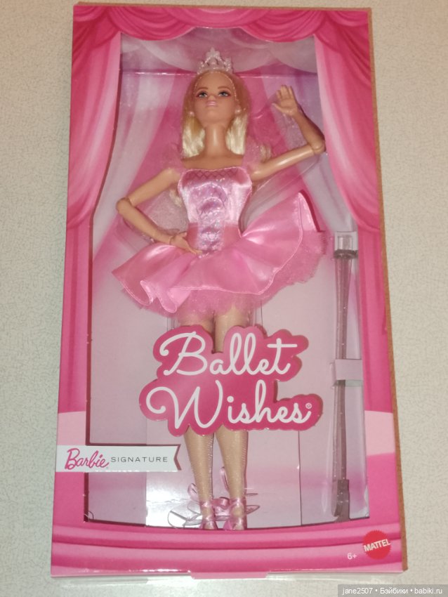 Коллекционная кукла Барби Barbie Ballet Wishes NRFB