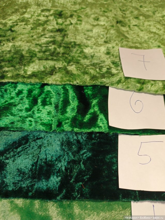 Плюш СССР натуральный зелёный (фото 6)