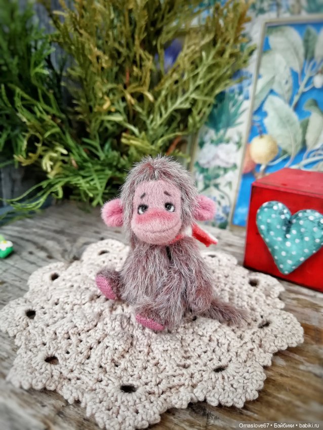 Мини обезьянка — Авторские игрушки (фото 6)