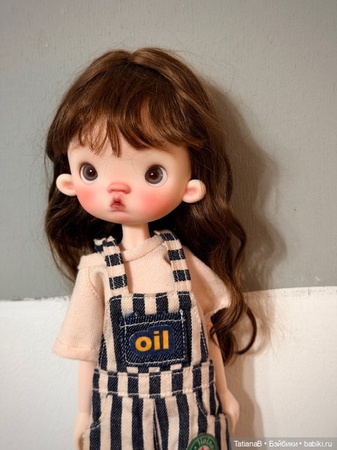 Парик для кукол с объемом головы 17-17,5 см