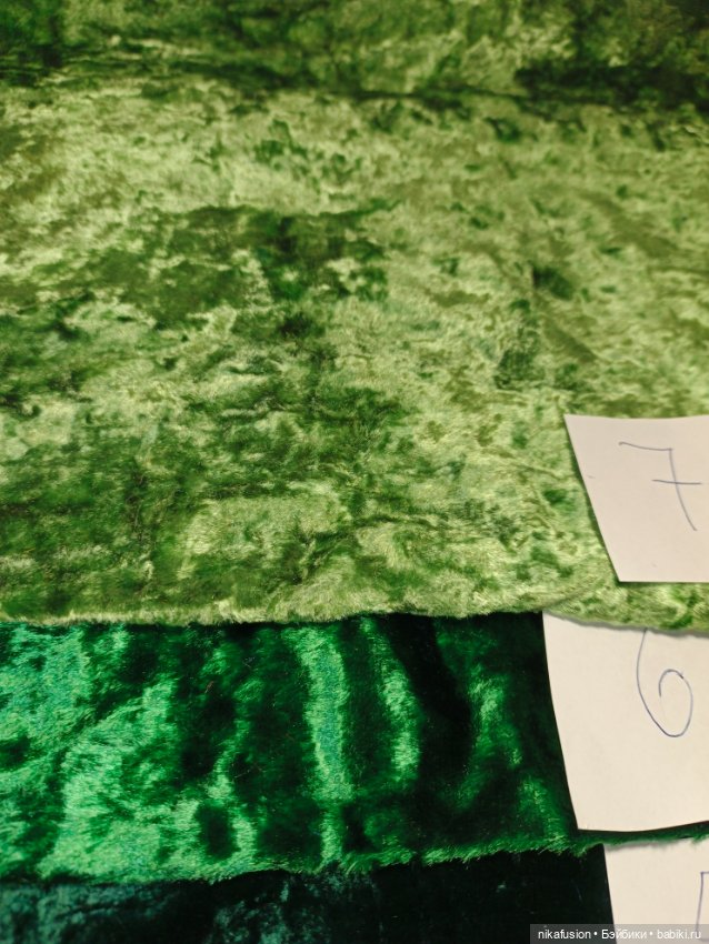 Плюш СССР натуральный зелёный (фото 7)