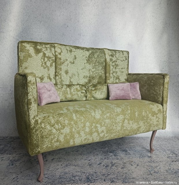 Диван "Фисташковый". Куклам от 29 до 38 см (фото 2)