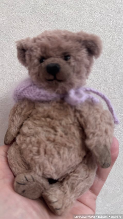 Мишутка в шапке — Авторские игрушки (фото 2)