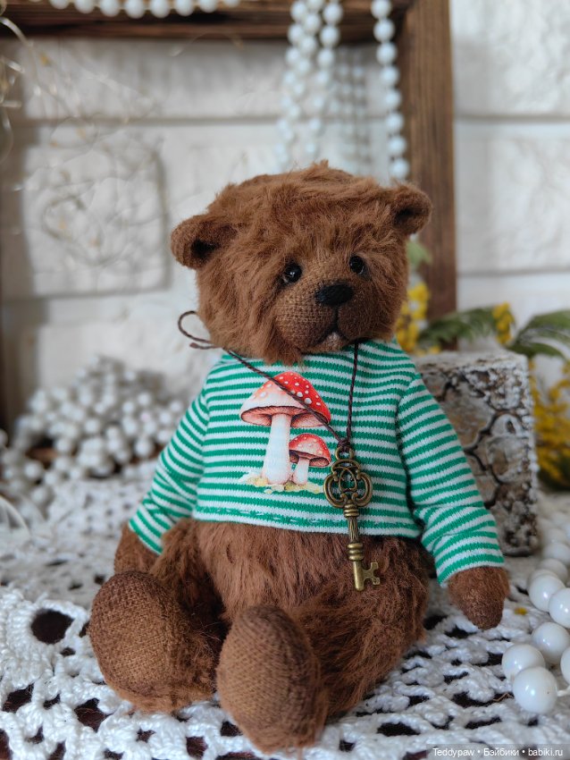 Мишка тедди🐻 — Авторские куклы (фото 5)