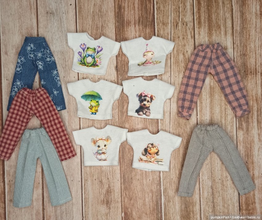 Футболки и брючки на пижамку или Жу от Даши Нужновой