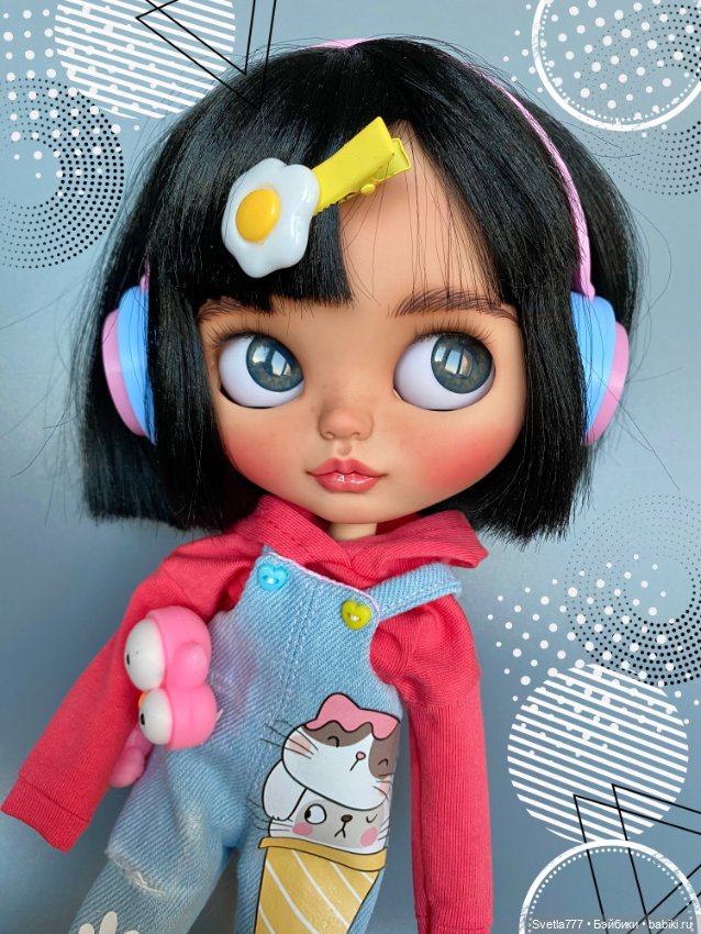 Кукла блайз кастом ооак, тбл, тан (фото 4)