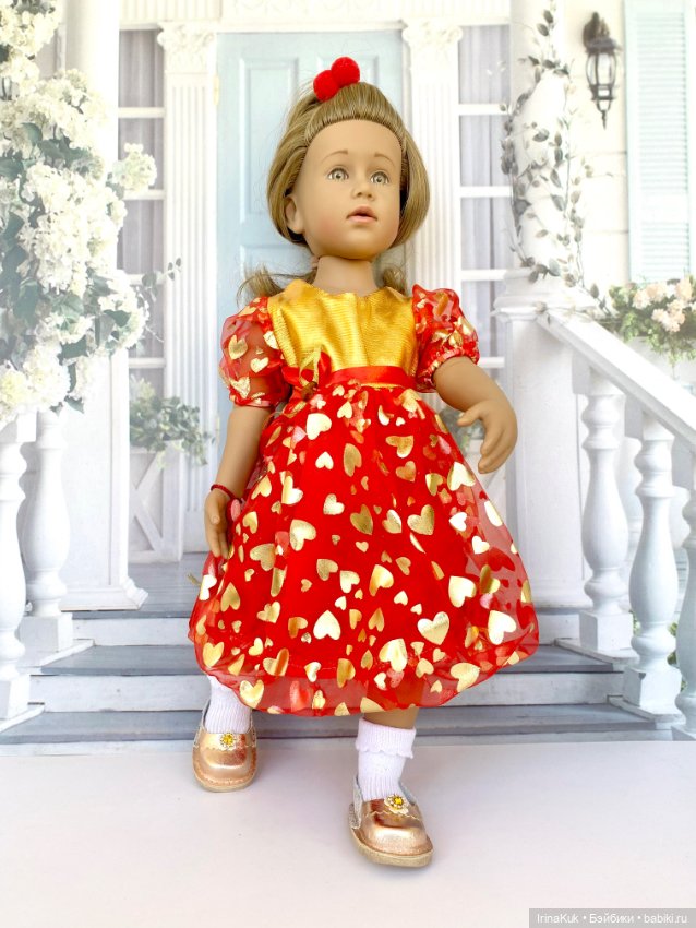 Нарядные туфельки для кукол Готц 50см (фото 7)