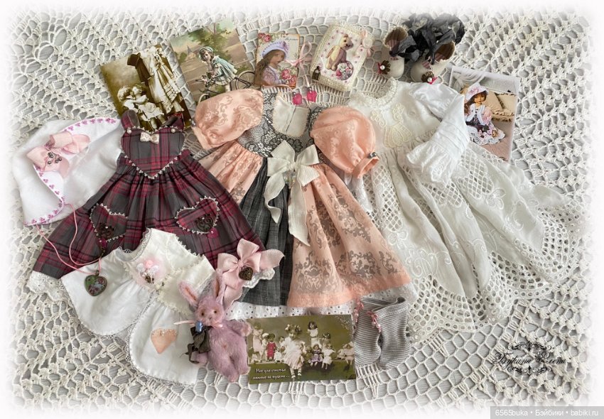 Лизонька, коллекционная текстильная кукла (фото 8)