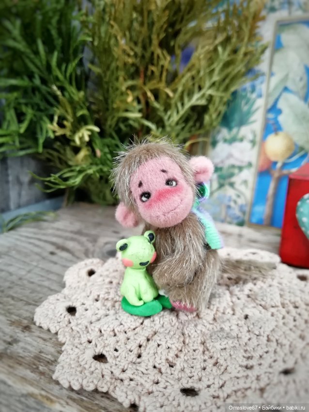 Мини обезьянка 2 — Авторские игрушки