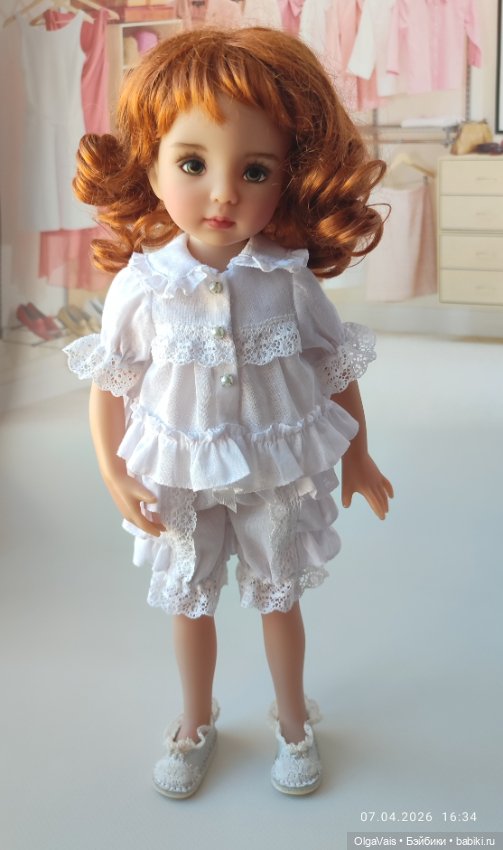 Нежная пижама для кукол Little Darling, Paola Reina