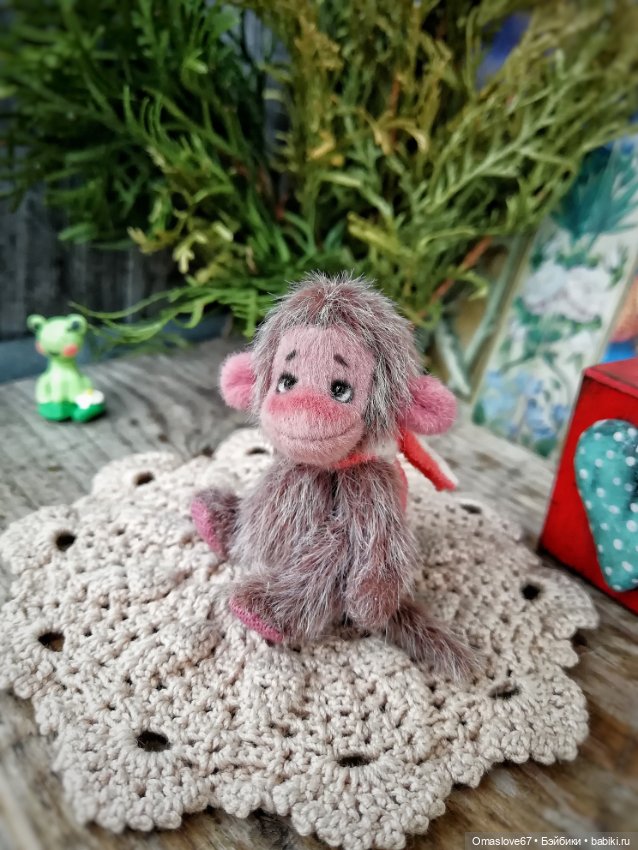 Мини обезьянка — Авторские игрушки