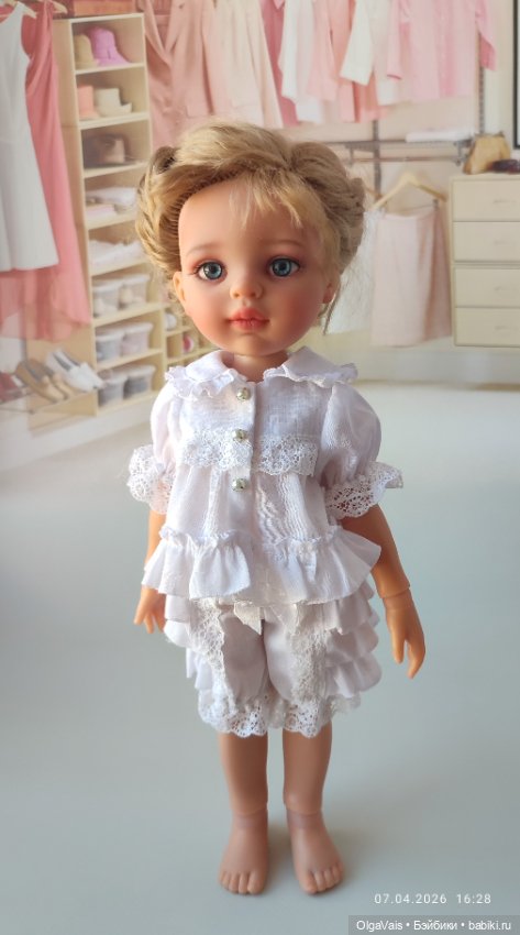 Нежная пижама для кукол Little Darling, Paola Reina (фото 3)