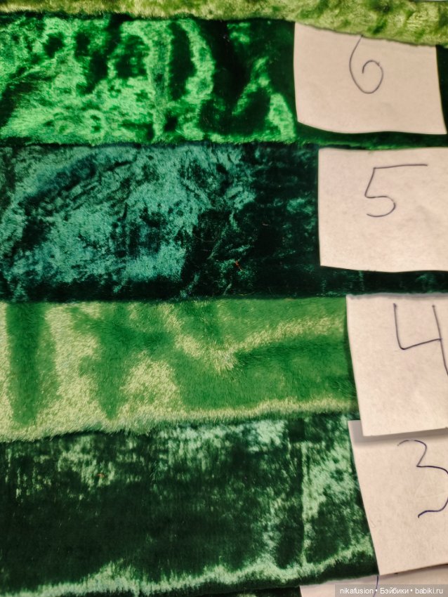 Плюш СССР натуральный зелёный (фото 10)