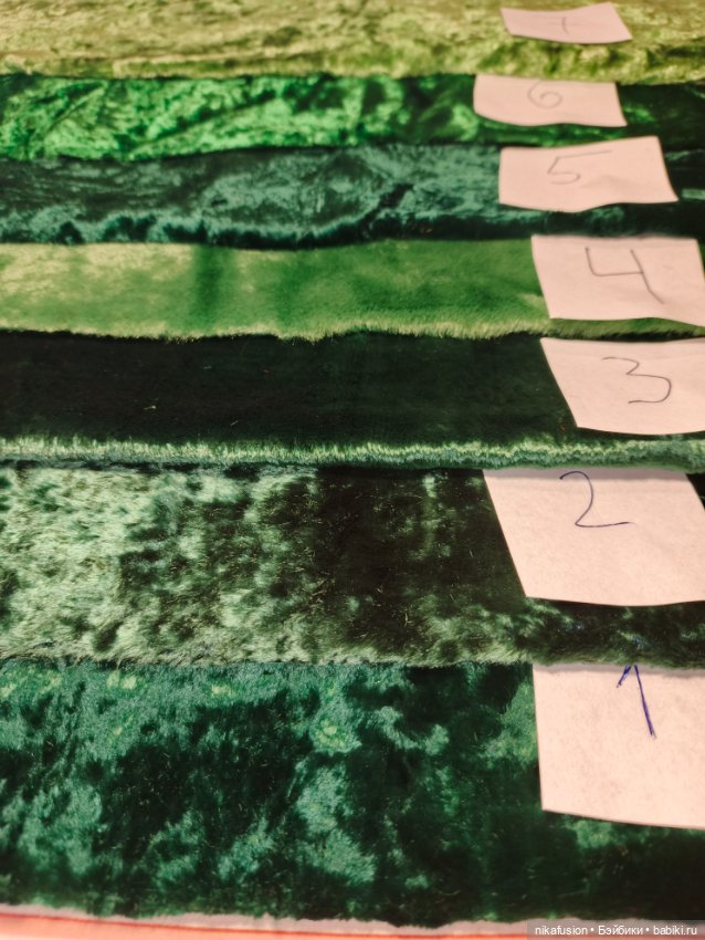 Плюш СССР натуральный зелёный (фото 2)