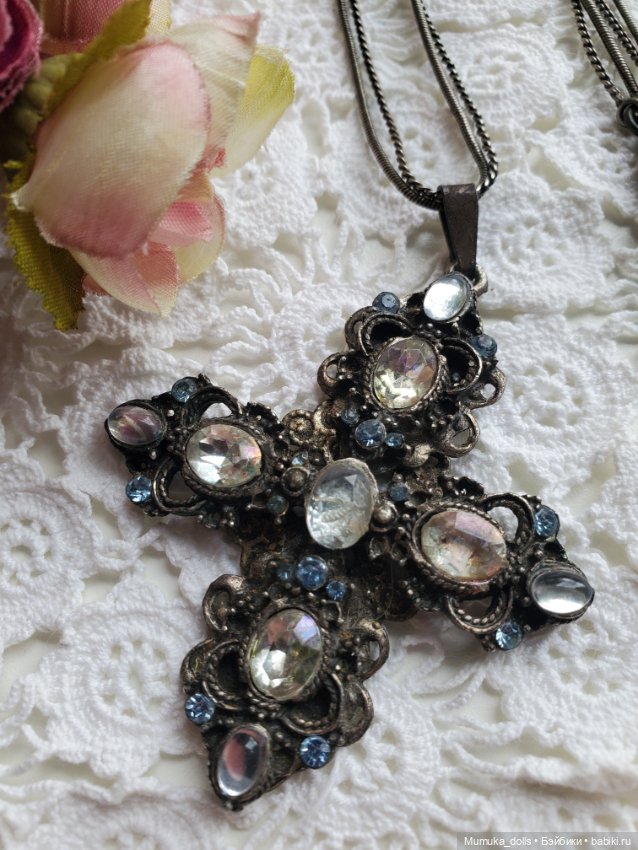 Винтажный крест Le baiser (фото 2)